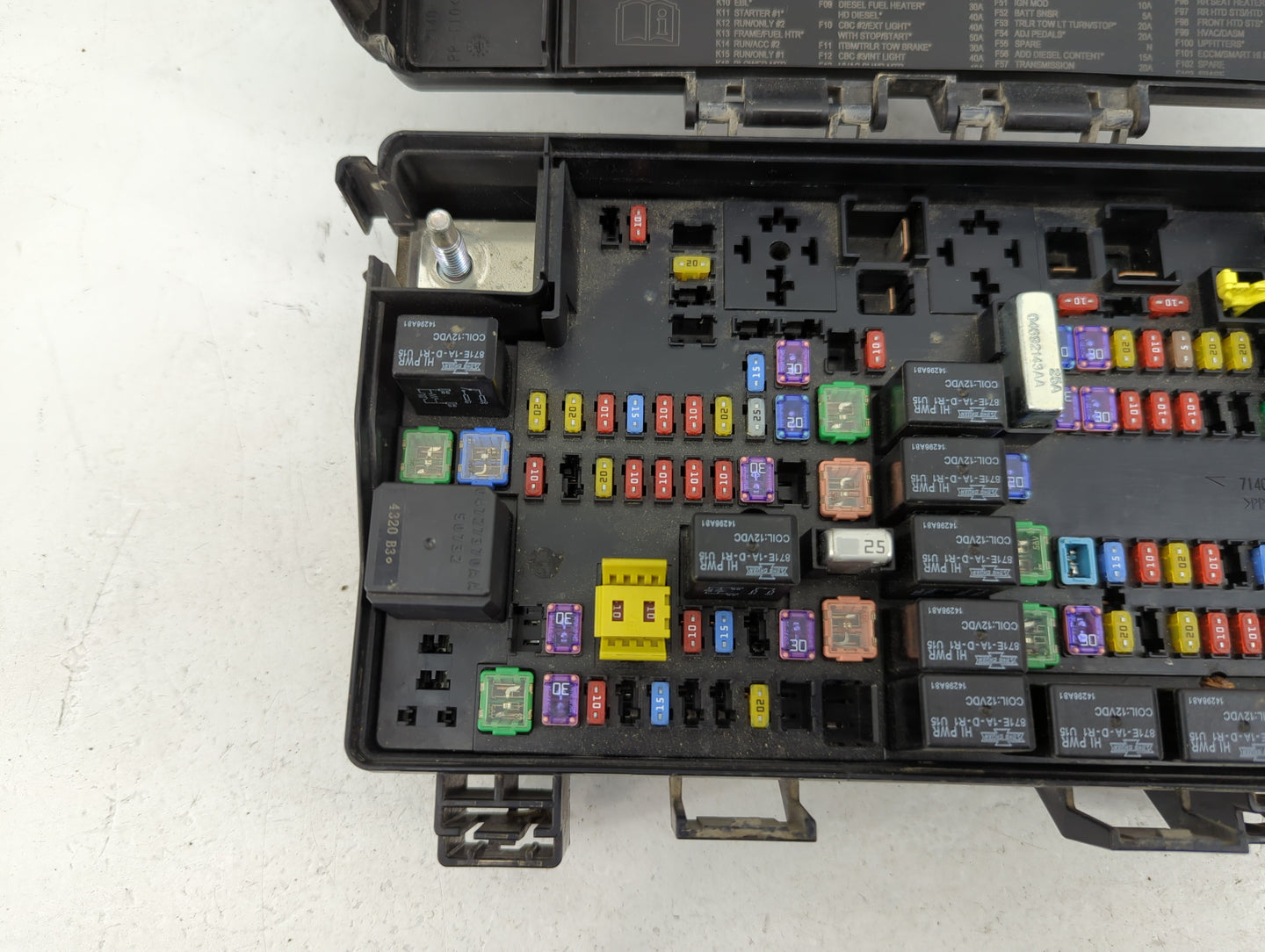 2016 Dodge Ram 1500 Fusebox Fuse Box Panel Relay Module P/N:7140-1980-30 Fits OEM Used Auto Parts - Oemusedautoparts1.com