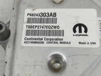 2016 Dodge Ram 1500 PCM Engine Control Computer ECU ECM PCU OEM P/N:68243303AB Fits Fits 2014 2015 2017 2018 OEM Used Auto P