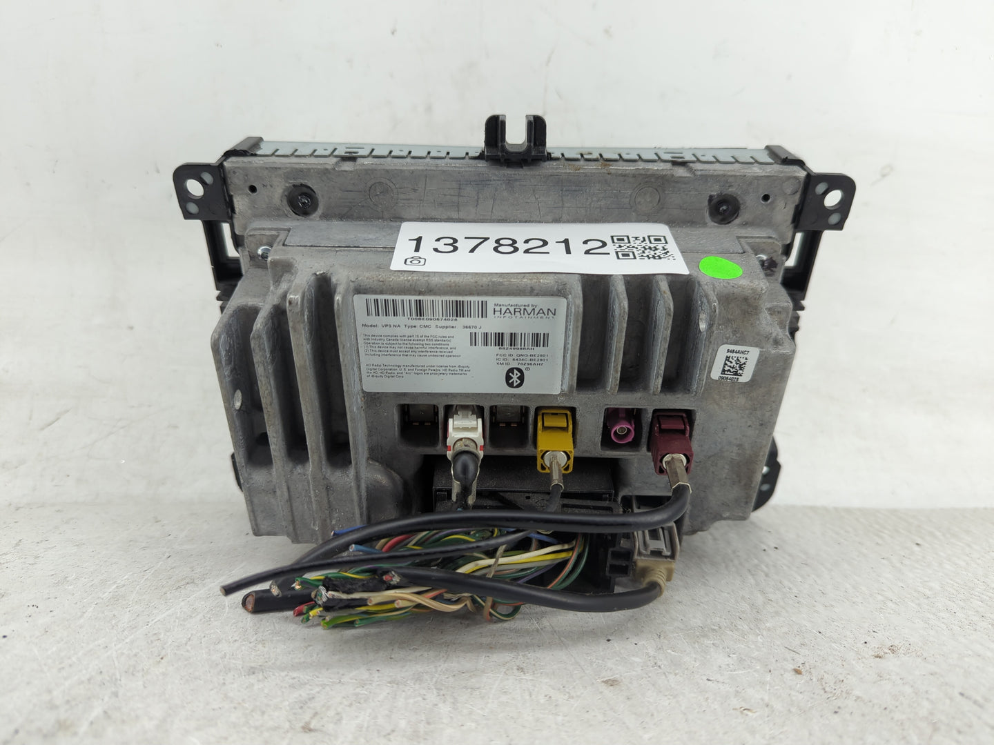 2016 Dodge Ram 1500 Radio AM FM Cd Player Receiver Replacement P/N:6434C-BE2801 Fits OEM Used Auto Parts - Oemusedautoparts1