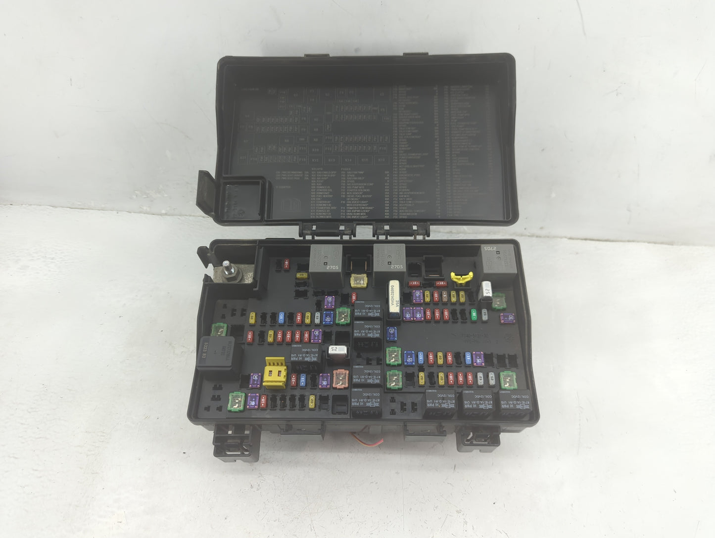 2016 Dodge Ram 1500 Fusebox Fuse Box Panel Relay Module P/N:7140-1980-30 Fits OEM Used Auto Parts - Oemusedautoparts1.com
