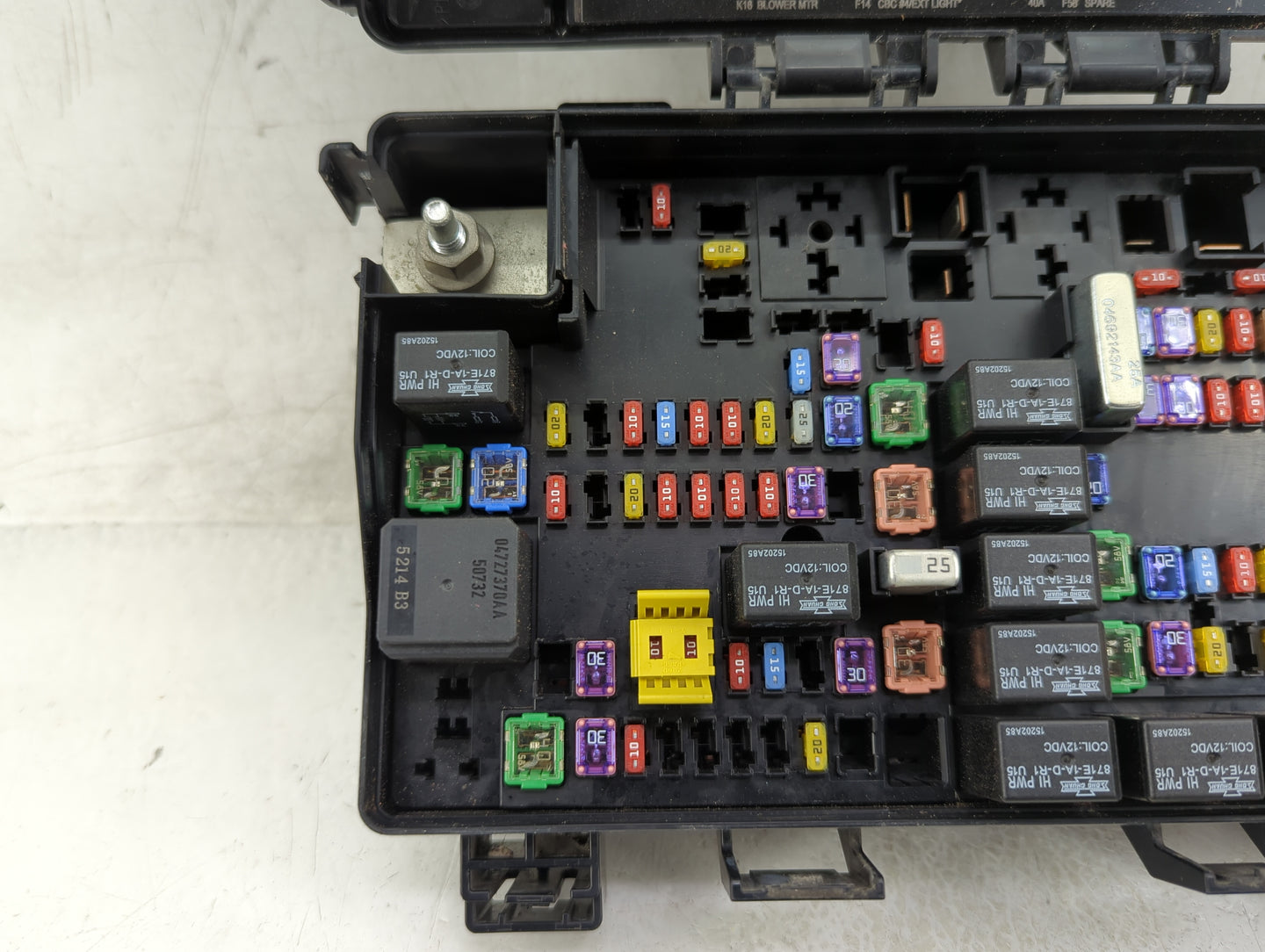 2016 Dodge Ram 1500 Fusebox Fuse Box Panel Relay Module Fits OEM Used Auto Parts - Oemusedautoparts1.com