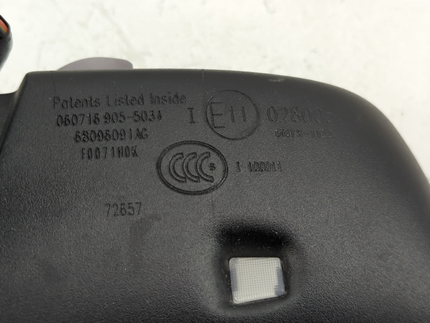 2016 Dodge Ram 1500 Interior Rear View Mirror Replacement OEM P/N:E11028005 Fits Fits 2013 2014 2015 OEM Used Auto Parts - O