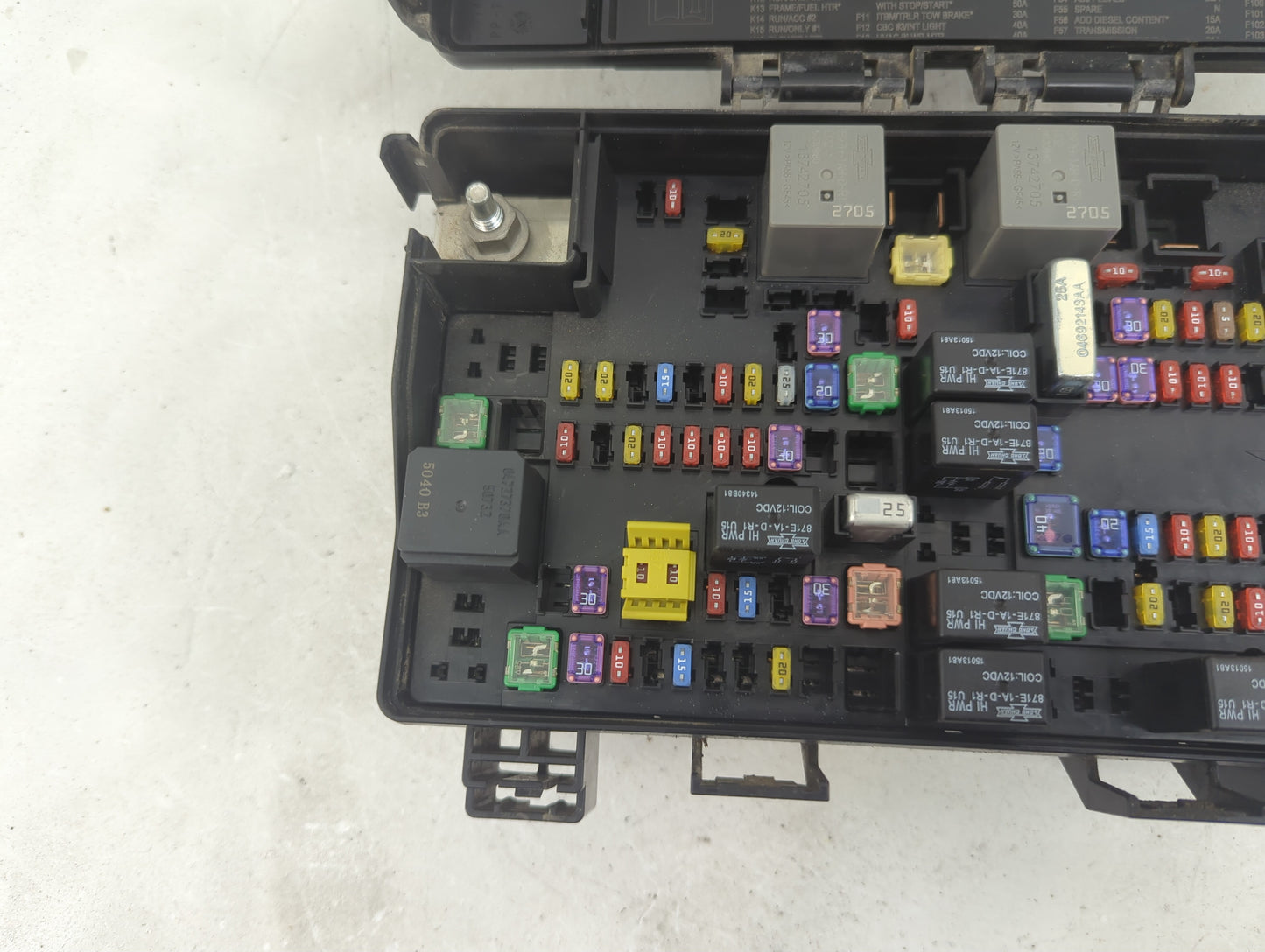 2016 Dodge Ram 1500 Fusebox Fuse Box Panel Relay Module P/N:7140-1980-30 Fits OEM Used Auto Parts - Oemusedautoparts1.com