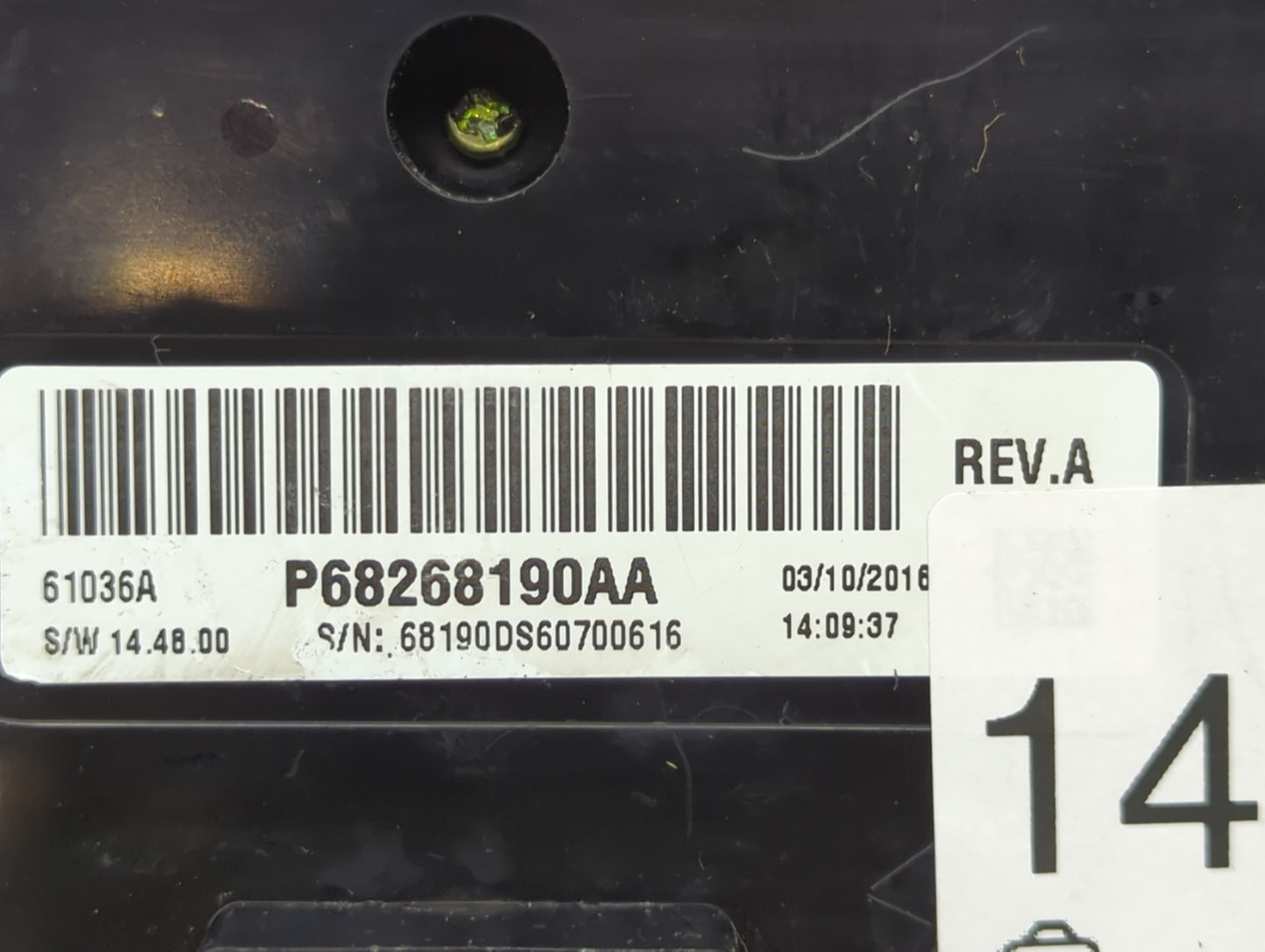 2016 Dodge Ram 1500 Climate Control Module Temperature AC/Heater Replacement P/N:P68268190AA Fits OEM Used Auto Parts - Oemu