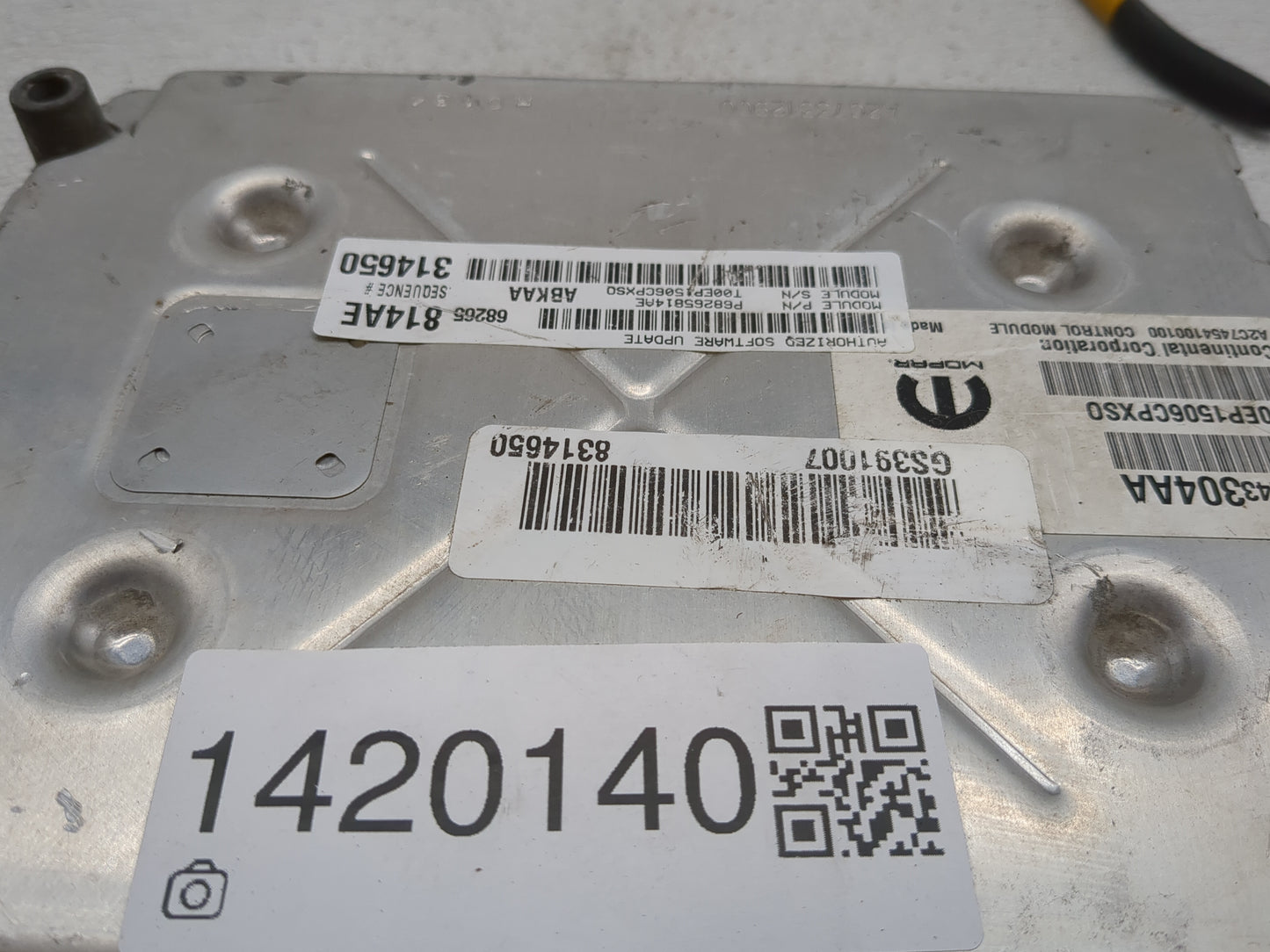 2016 Dodge Ram 1500 PCM Engine Control Computer ECU ECM PCU OEM P/N:P68265581AE 68265814AE Fits Fits 2017 2018 2019 2020 OEM