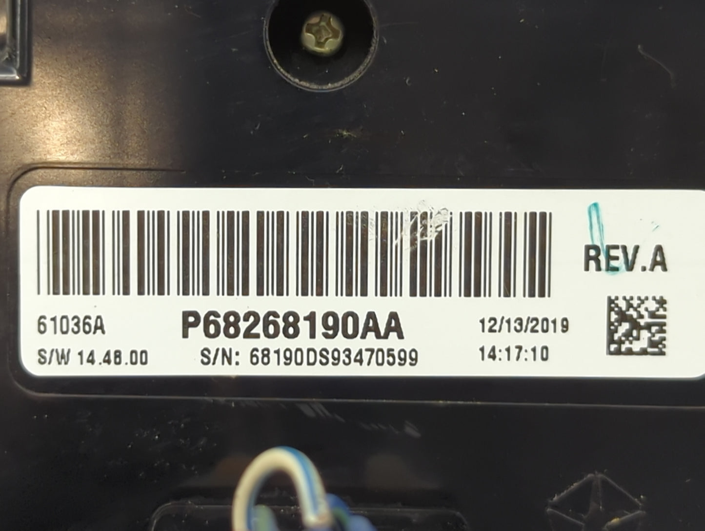2016 Dodge Ram 1500 Climate Control Module Temperature AC/Heater Replacement P/N:68268190AA Fits OEM Used Auto Parts - Oemus