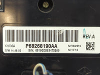 2016 Dodge Ram 1500 Climate Control Module Temperature AC/Heater Replacement P/N:68268190AA Fits OEM Used Auto Parts - Oemus