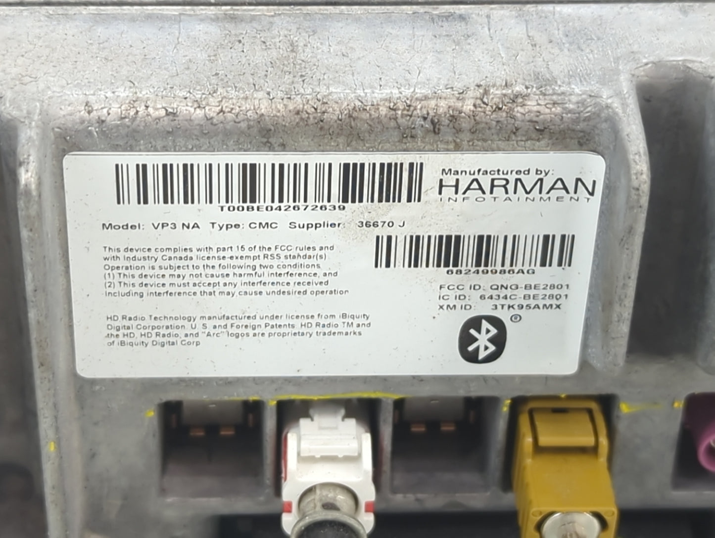 Dodge Ram 1500 Chassis Control Module Ccm Bcm Body Control 68249986ag - Oemusedautoparts1.com