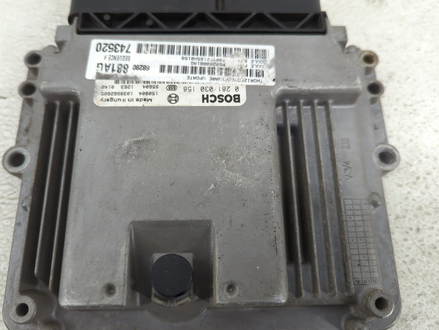 2016 Dodge Ram 1500 PCM Engine Control Computer ECU ECM PCU OEM P/N:0281030158 68280881AG Fits Fits 2014 2015 2017 2018 OEM 