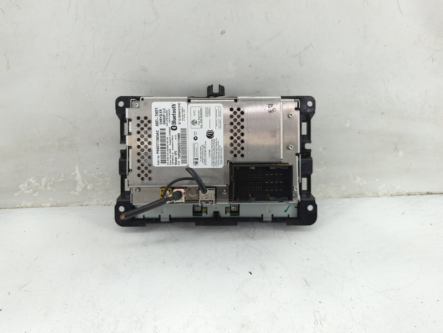 2016 Dodge Ram 1500 Radio AM FM Cd Player Receiver Replacement P/N:P68271365AC Fits OEM Used Auto Parts - Oemusedautoparts1.