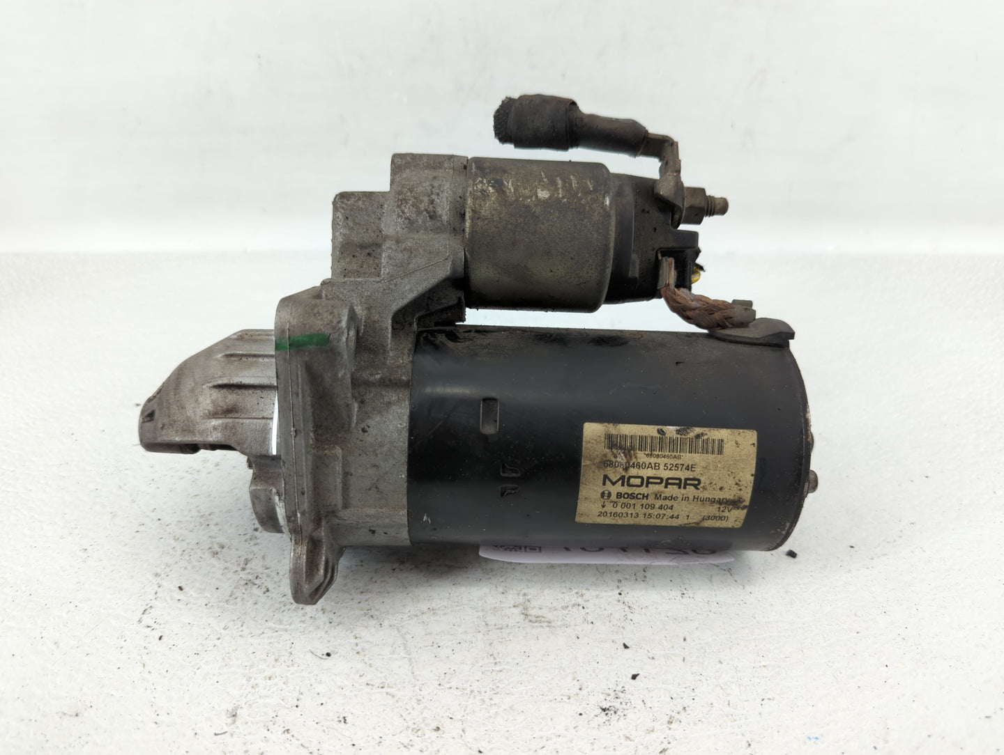 2016 Dodge Ram 1500 Car Starter Motor Solenoid OEM P/N:68050460AB Fits Fits 2014 2015 2017 2018 2020 2021 2022 OEM Used Auto