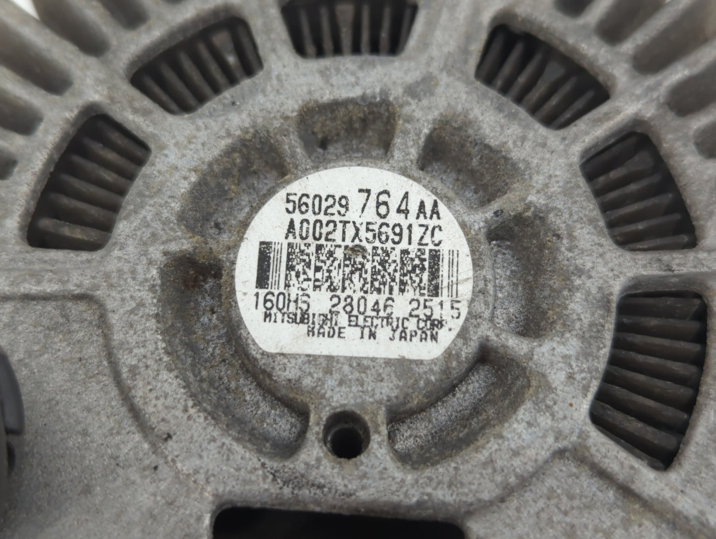 2016 Dodge Ram 1500 Alternator Replacement Generator Charging Assembly Engine OEM P/N:56029764AA Fits OEM Used Auto Parts - 