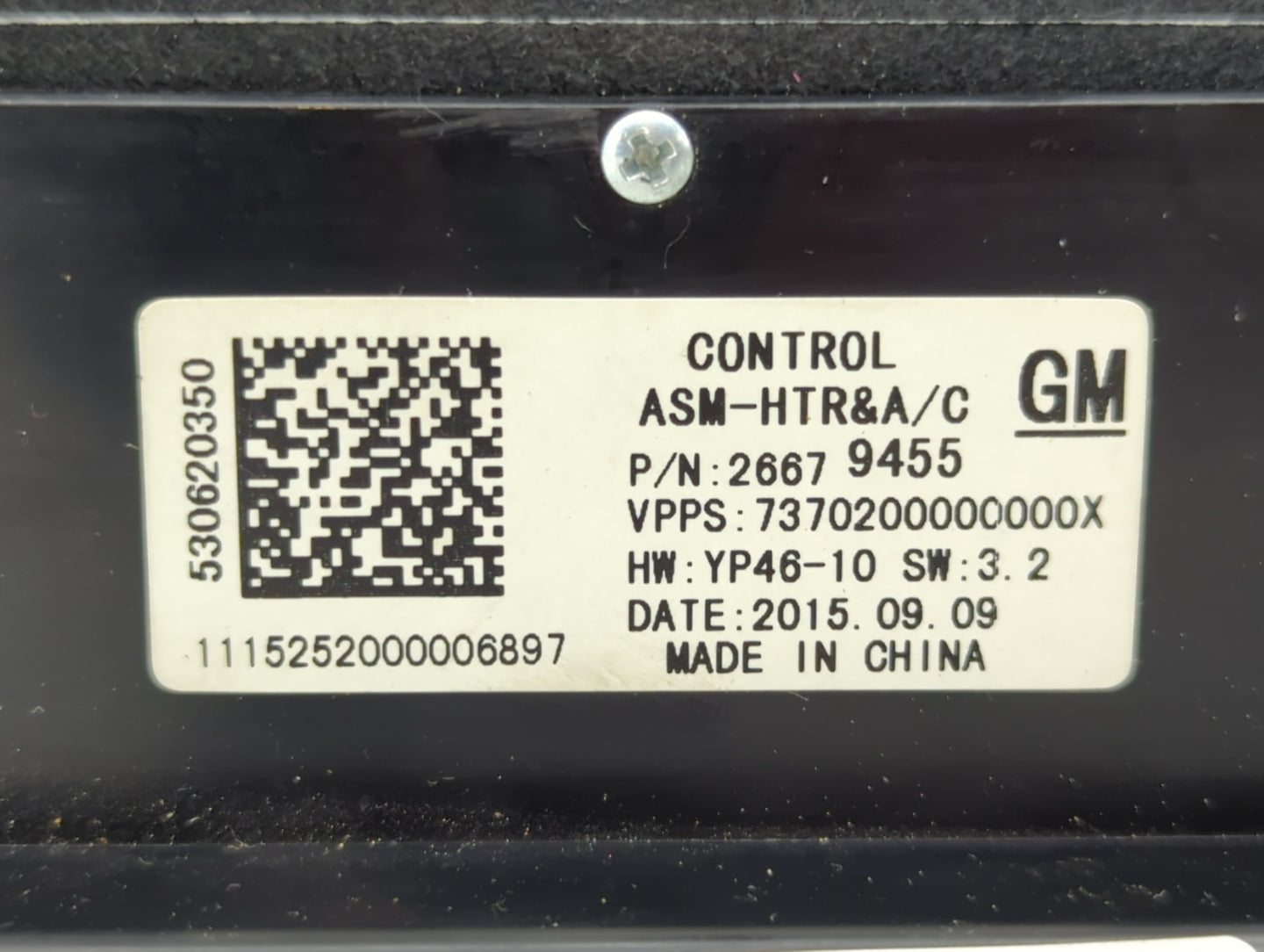 2016 Dodge Ram 1500 Climate Control Module Temperature AC/Heater Replacement P/N:2667 9455 Fits OEM Used Auto Parts - Oemuse