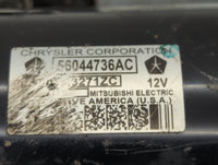 2016 Dodge Ram 1500 Car Starter Motor Solenoid OEM P/N:56044736AC Fits OEM Used Auto Parts - Oemusedautoparts1.com