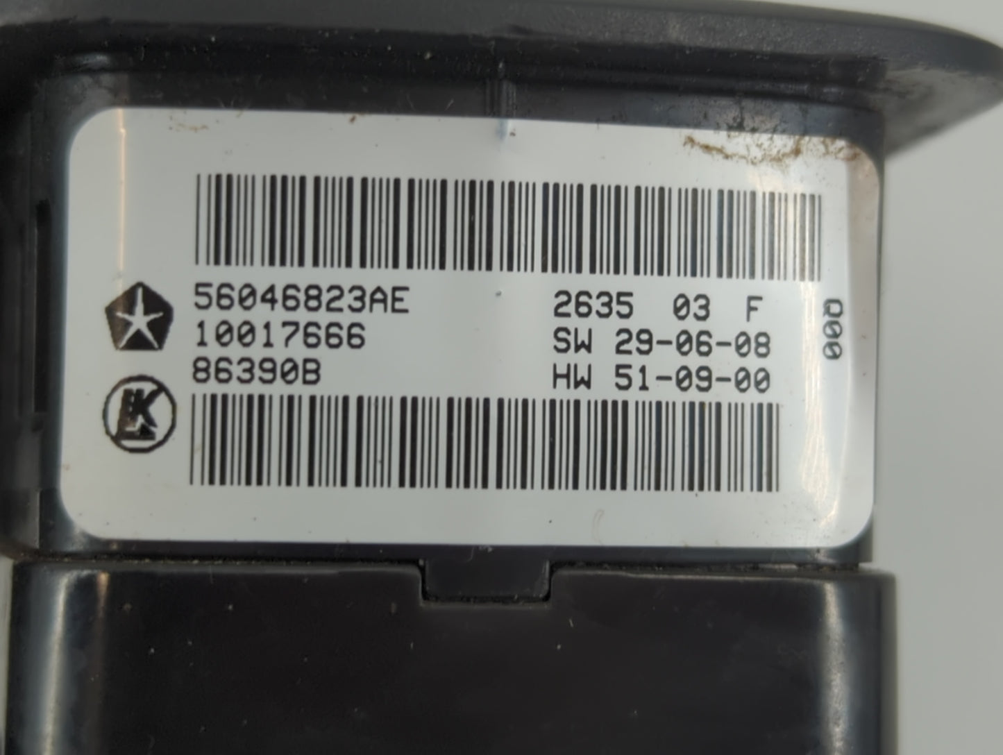 2016 Dodge Ram 1500 Master Power Window Switch Replacement Driver Side Left P/N:56046823AE Fits Fits 2017 2018 2019 2020 202