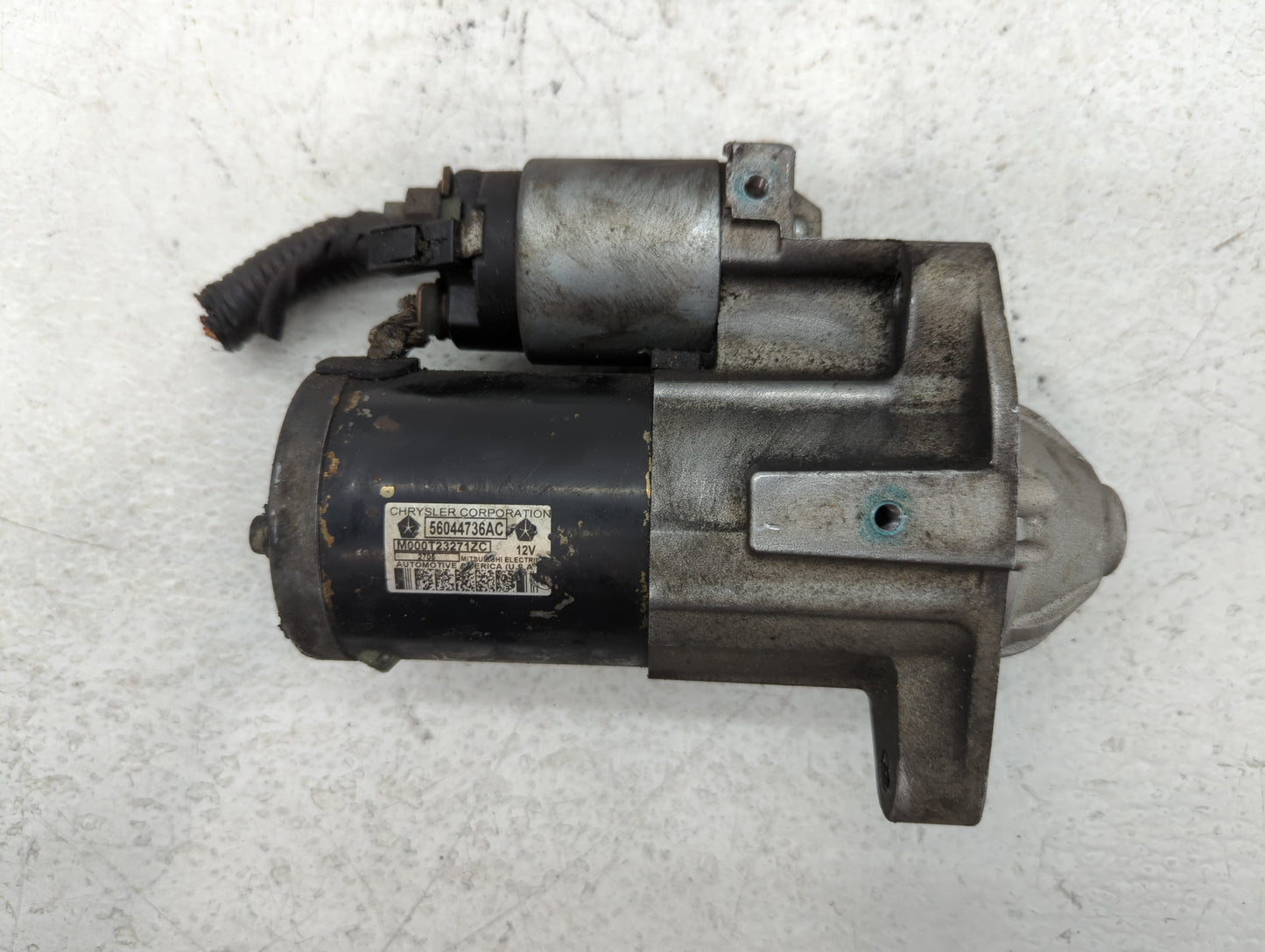 2016 Dodge Ram 1500 Car Starter Motor Solenoid OEM P/N:M000T23271ZC 56044736AC Fits OEM Used Auto Parts - Oemusedautoparts1.