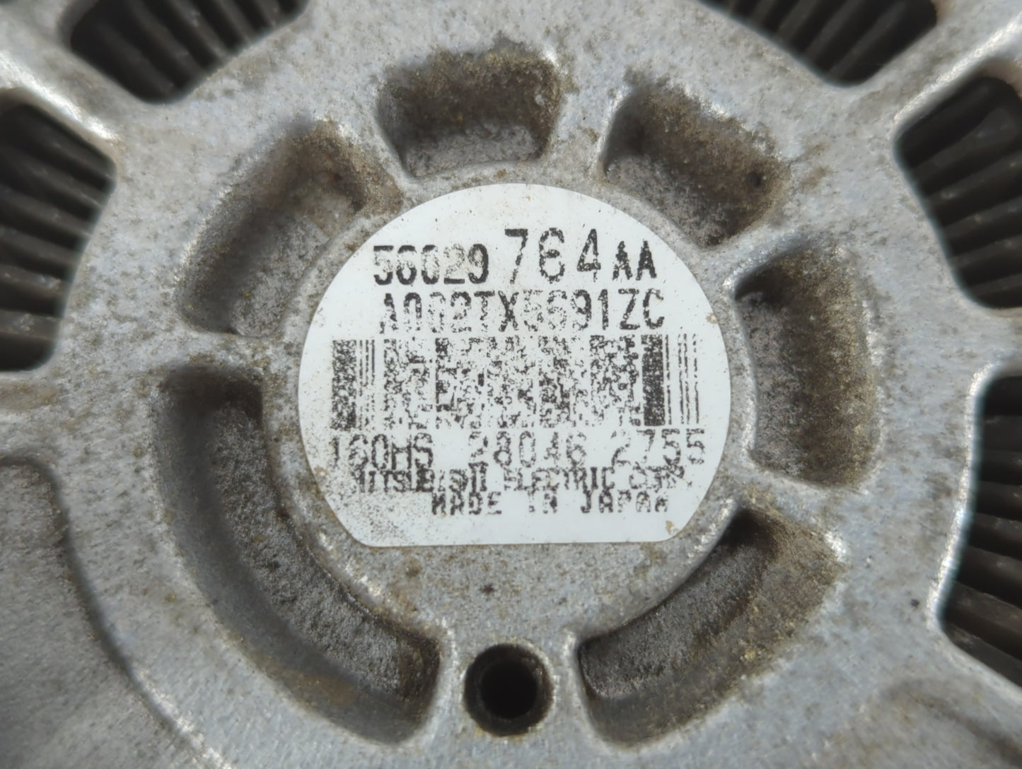 2016 Dodge Ram 1500 Alternator Replacement Generator Charging Assembly Engine OEM P/N:50029764AA Fits OEM Used Auto Parts - 