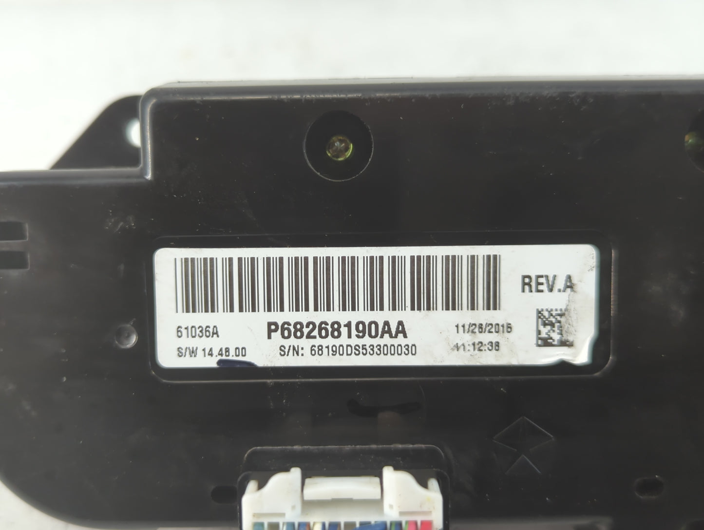 2016 Dodge Ram 1500 Climate Control Module Temperature AC/Heater Replacement P/N:P68268190AA Fits OEM Used Auto Parts - Oemu