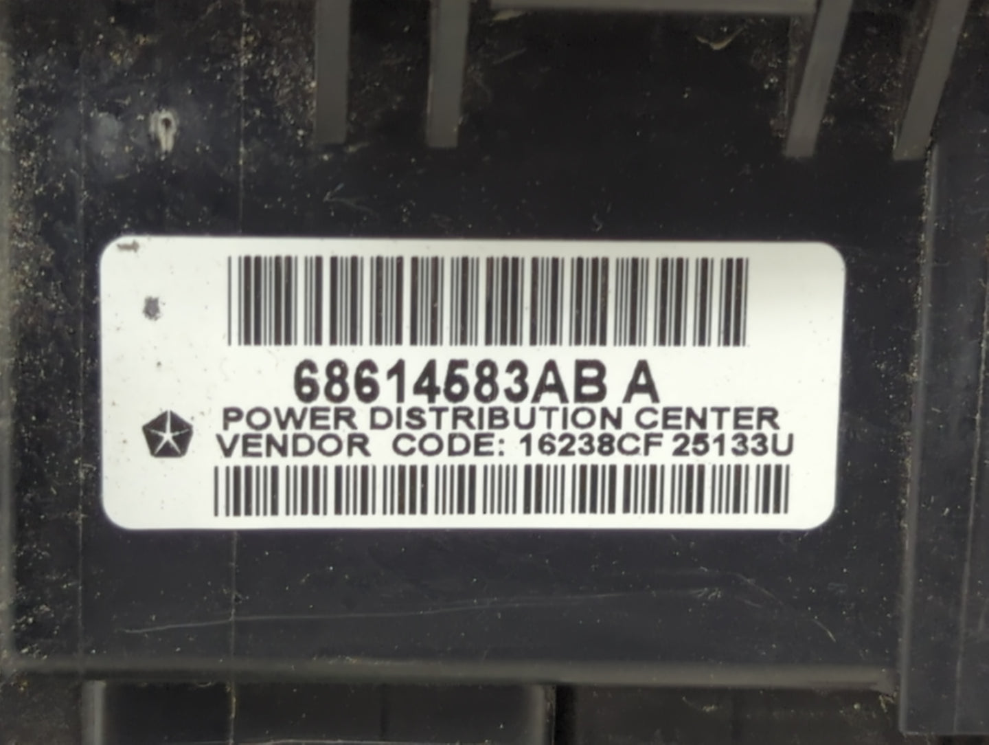 2016 Dodge Ram 3500 Fusebox Fuse Box Panel Relay Module P/N:68614583AB 16238CF25133U Fits OEM Used Auto Parts - Oemusedautop
