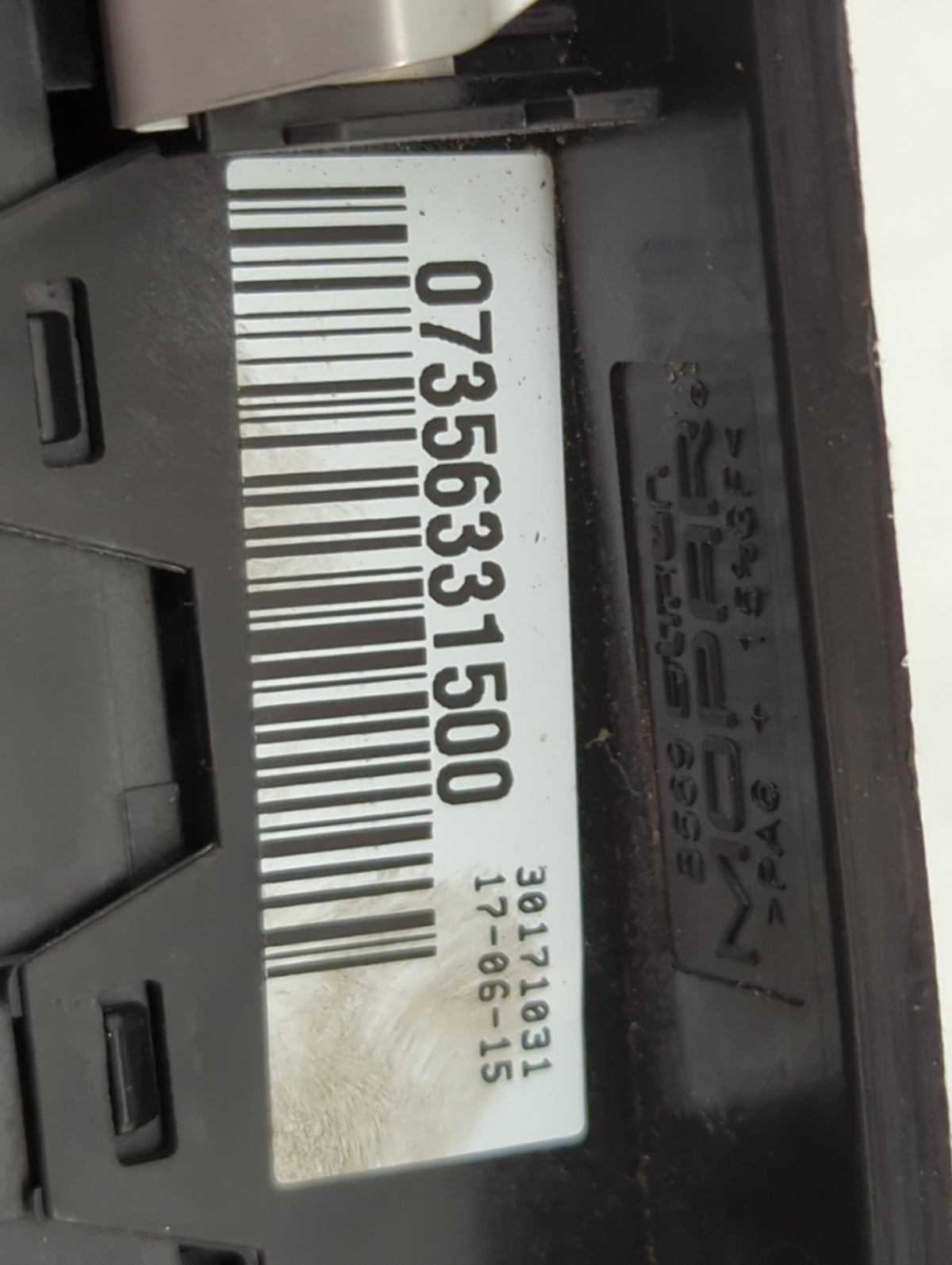 2016 Fiat 500 Master Power Window Switch Replacement Driver Side Left P/N:07356331500 Fits OEM Used Auto Parts - Oemusedauto