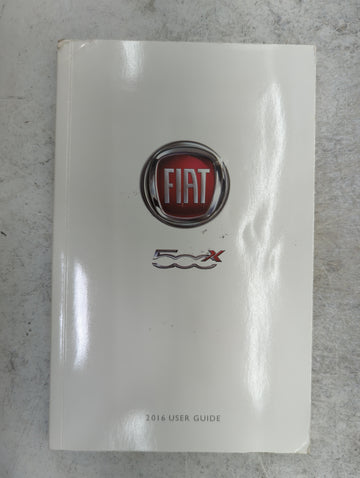 2016 Fiat 500x Owners Manual Book Guide P/N:16FB-926-AA OEM Used Auto Parts