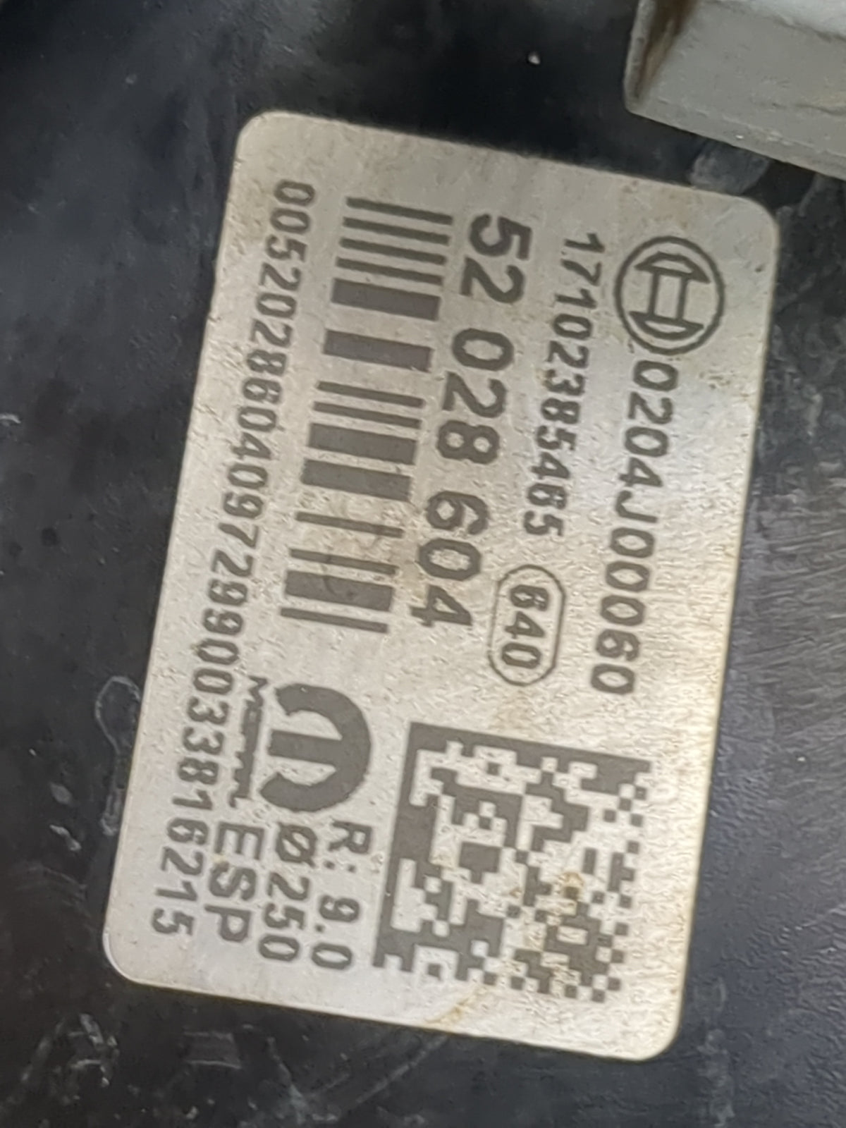 Fiat 500x Power Brake Booster Oem - Oemusedautoparts1.com