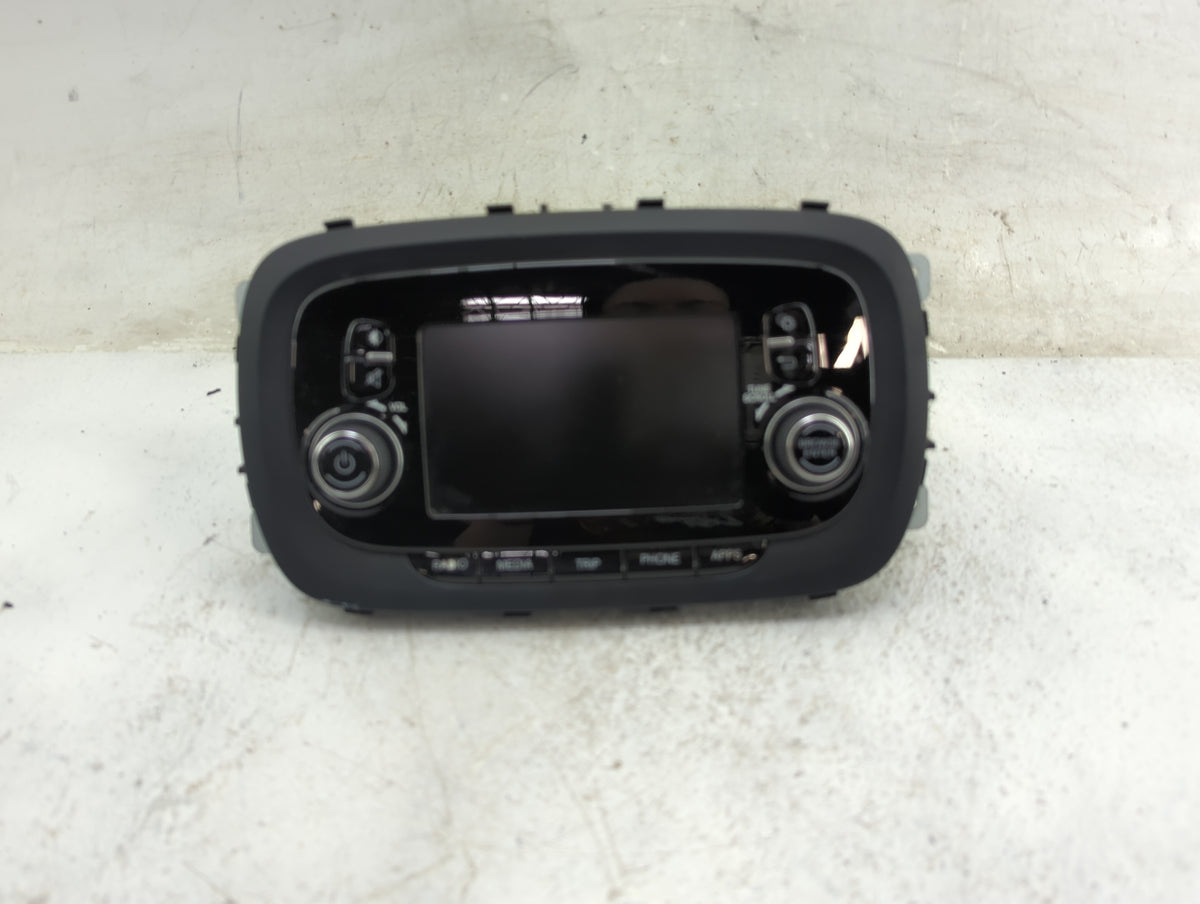 2016 Fiat 500x Radio AM FM Cd Player Receiver Replacement P/N:A2C9618950100003106 07356051030, VP2 Fits OEM Used Auto Parts 