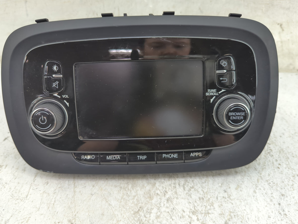 2016 Fiat 500x Radio AM FM Cd Player Receiver Replacement P/N:A2C9618950100003106 07356051030, VP2 Fits OEM Used Auto Parts 