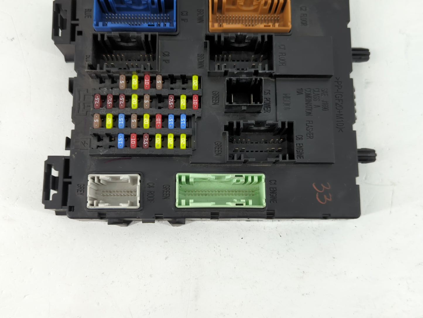 2016 Ford C-Max Fusebox Fuse Box Panel Relay Module P/N:F1DT-14A073-CH Fits OEM Used Auto Parts - Oemusedautoparts1.com