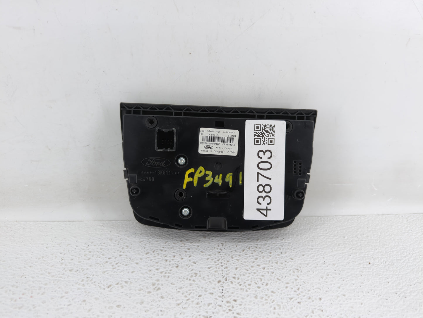 2013-2016 Ford C-max Radio Control Panel - Oemusedautoparts1.com
