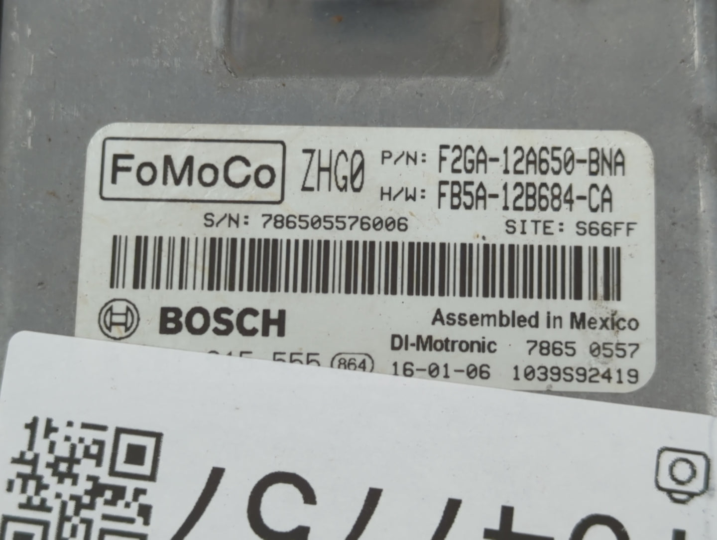 2015-2018 Ford Edge PCM Engine Control Computer ECU ECM PCU OEM P/N:FB5A-12B684-CA F2GA-12A650-BNA Fits OEM Used Auto Parts 