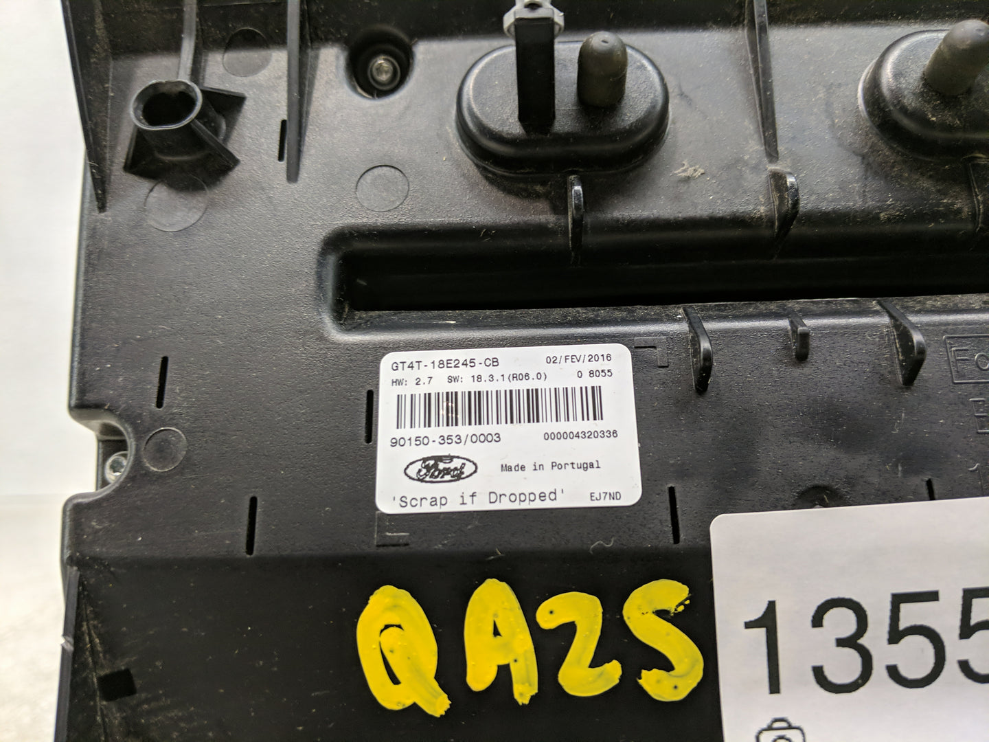 2016-2016 Ford Edge Radio Control Panel 1355806 - Oemusedautoparts1.com