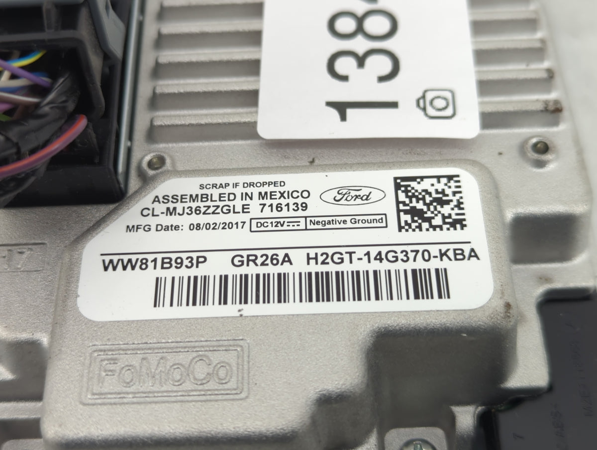 2015-2018 Ford Edge Information Radio Display Screen 1384204 - Oemusedautoparts1.com