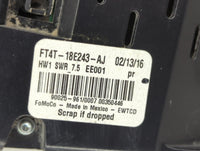 2016 Ford Edge Climate Control Module Temperature AC/Heater Replacement P/N:FT4T-18E243-AJ Fits OEM Used Auto Parts - Oemuse