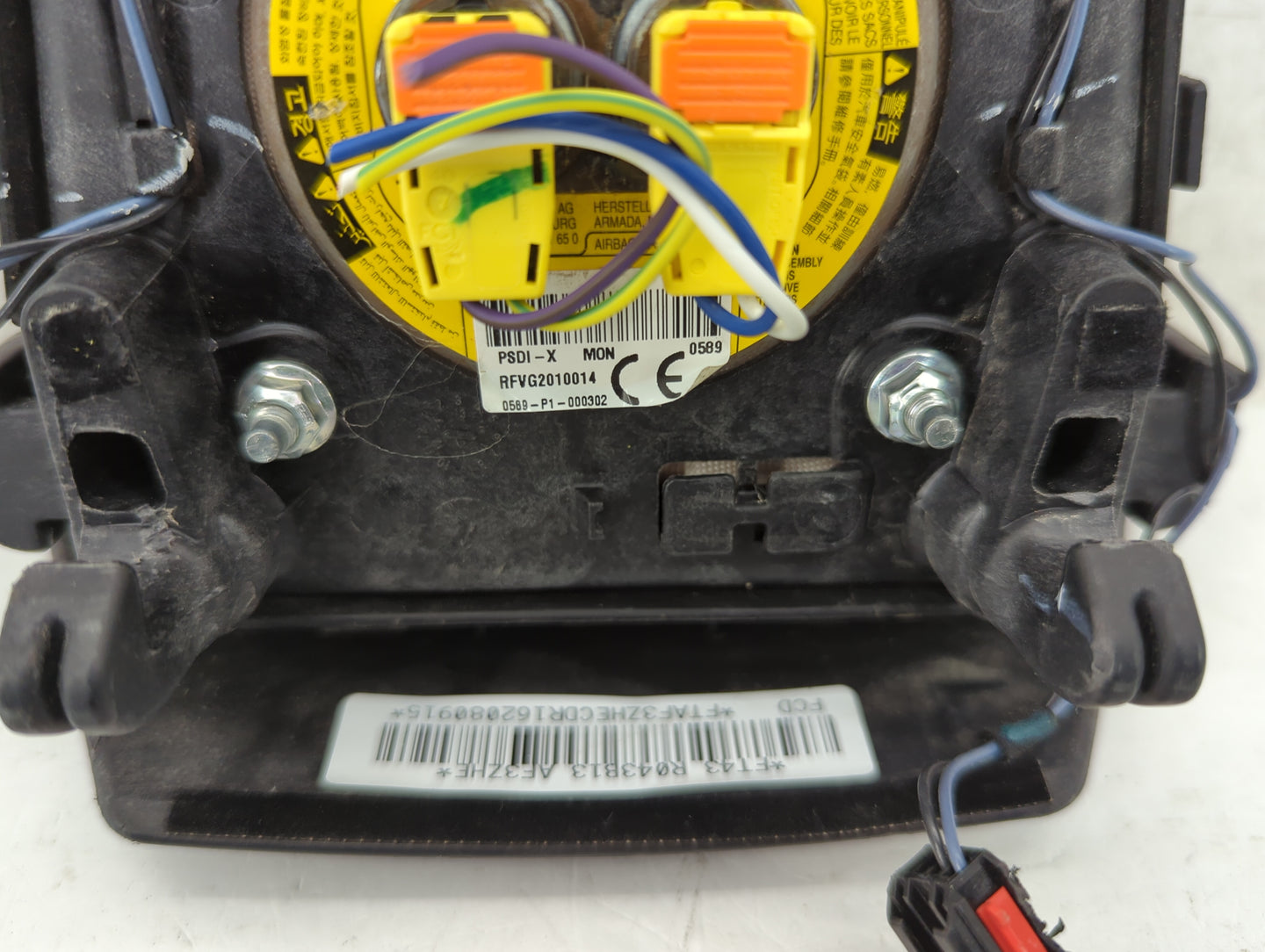 2015-2019 Ford Edge Air Bag Driver Left Steering Wheel Mounted P/N:FT43R043B13AF3ZHE Fits Fits 2015 2016 2017 2018 2019 OEM 