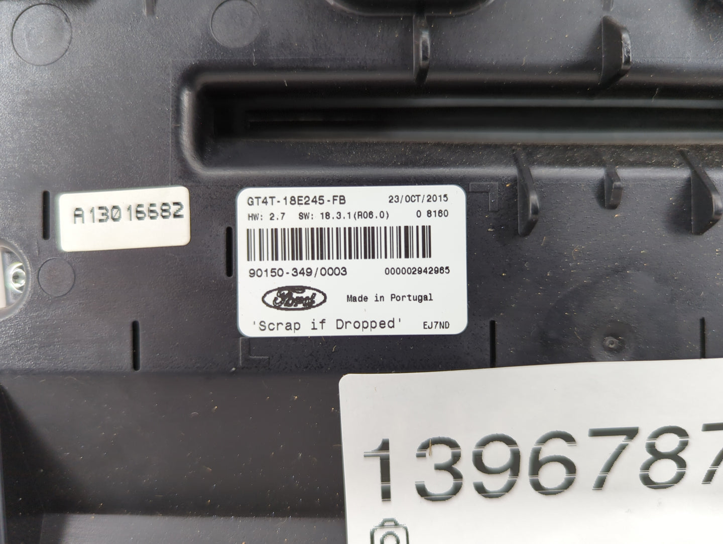 2016-2016 Ford Edge Radio Control Panel - Oemusedautoparts1.com