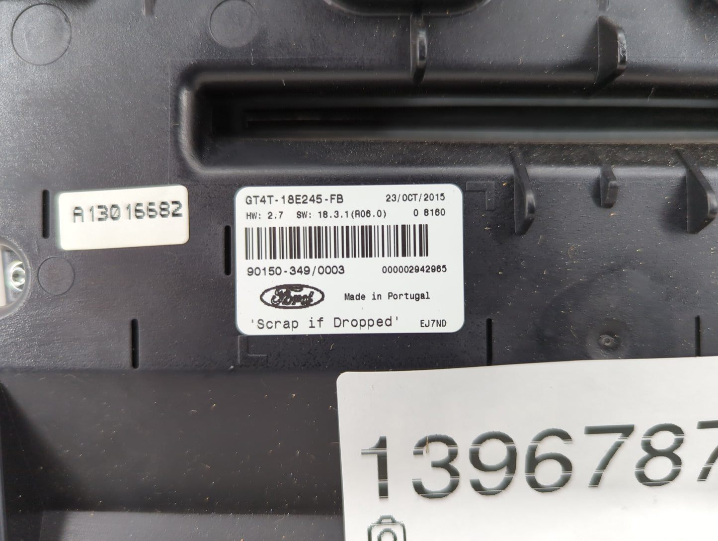 2016-2016 Ford Edge Radio Control Panel - Oemusedautoparts1.com