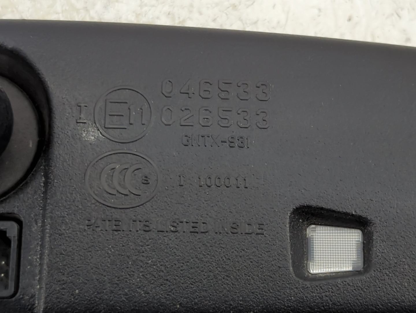 2015-2018 Ford Edge Interior Rear View Mirror Replacement OEM Fits Fits 2015 2016 2017 2018 OEM Used Auto Parts - Oemusedaut
