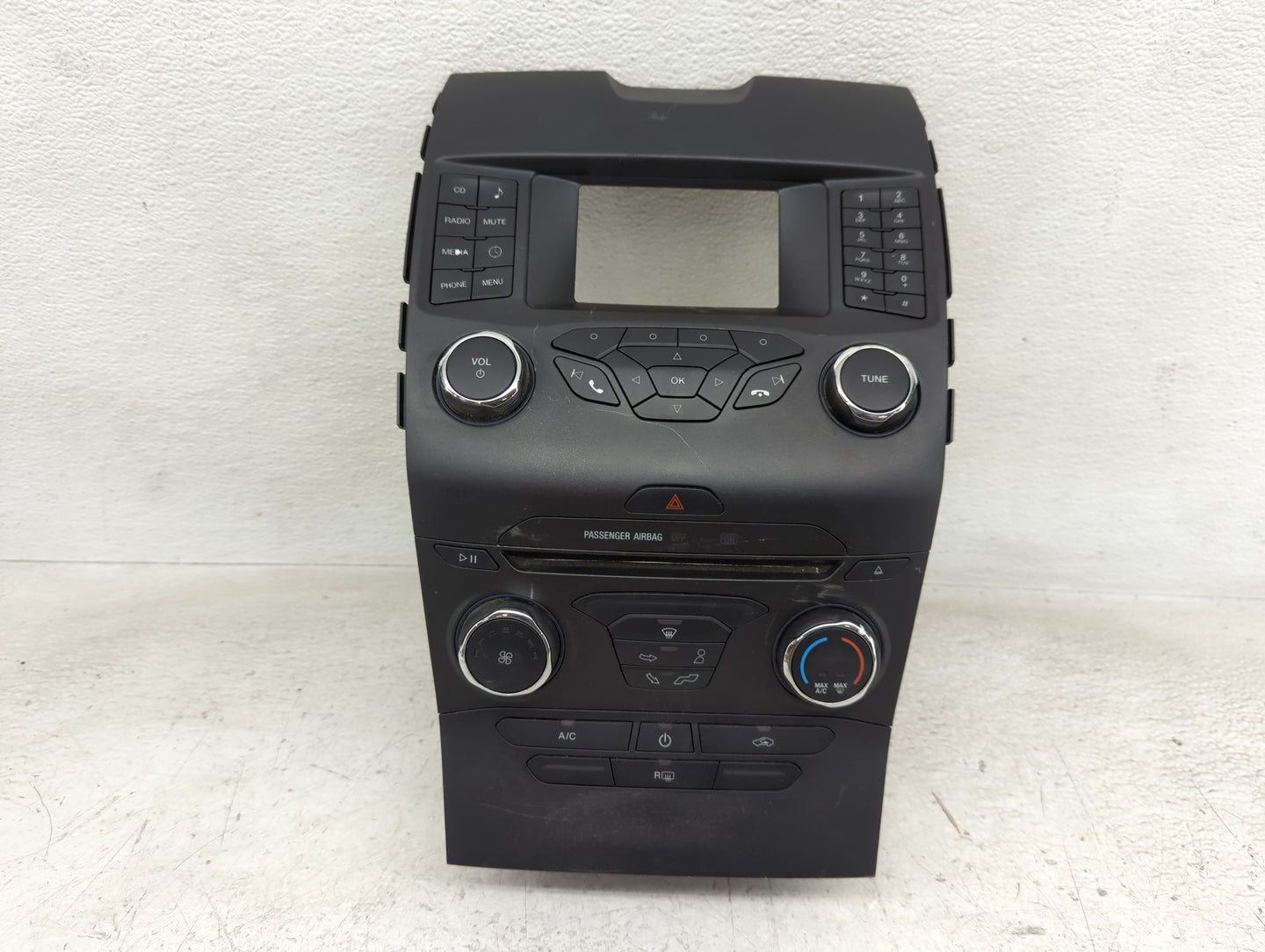2015-2018 Ford Edge Radio AM FM Cd Player Receiver Replacement P/N:FT4T-18E243-AK Fits Fits 2015 2016 2017 2018 OEM Used Aut