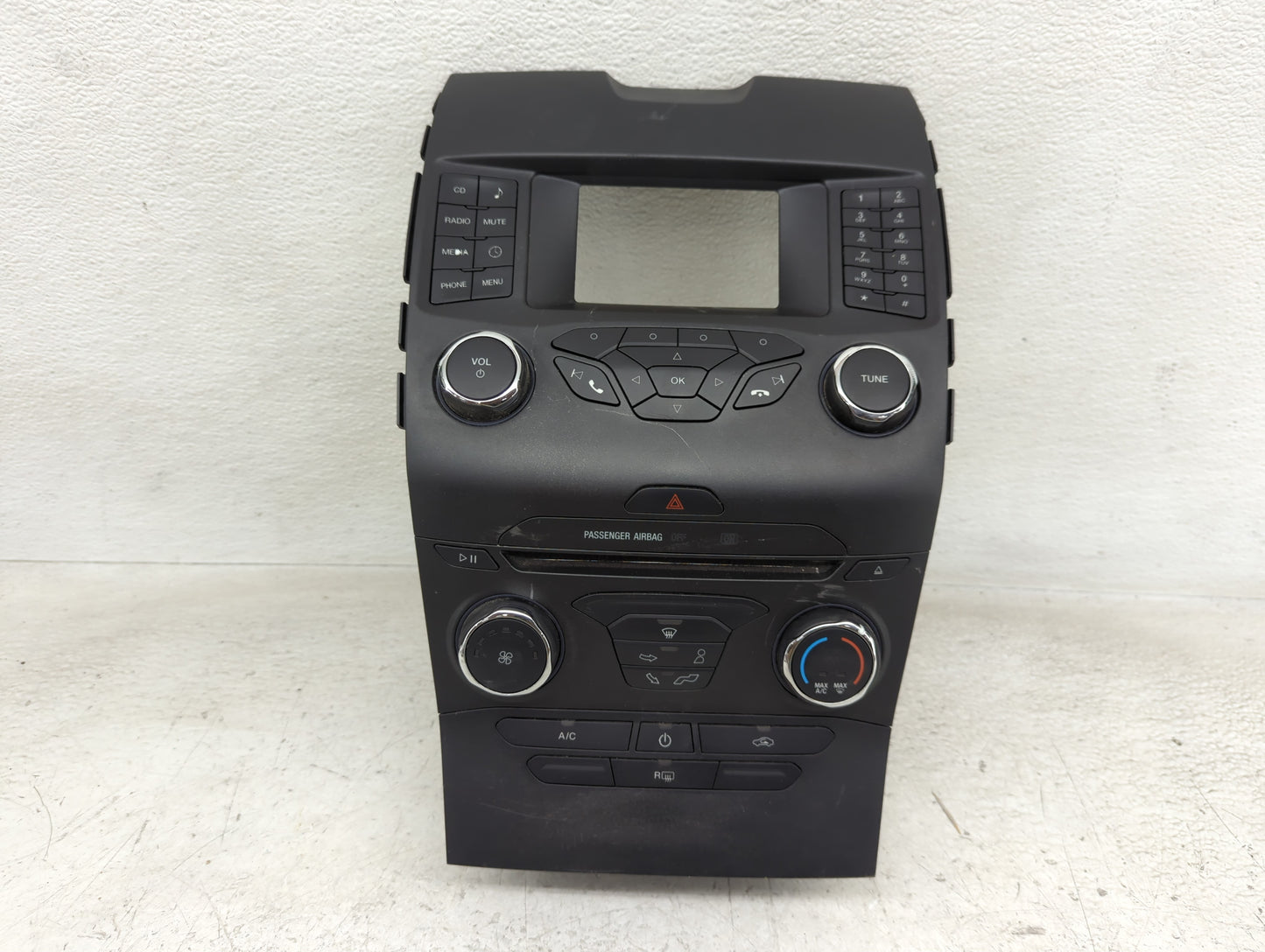 2015-2018 Ford Edge Radio AM FM Cd Player Receiver Replacement P/N:FT4T-18E243-AK Fits Fits 2015 2016 2017 2018 OEM Used Aut