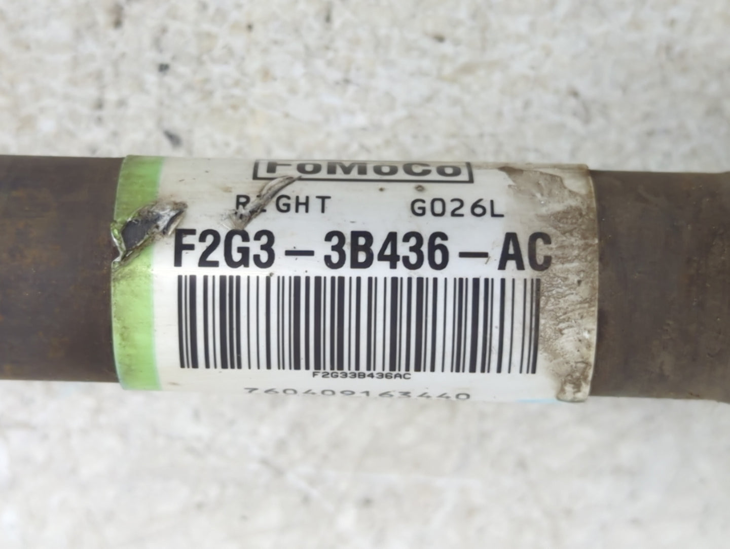 2015-2018 Ford Edge Axle Shaft Front Passenger Cv C/v - Oemusedautoparts1.com