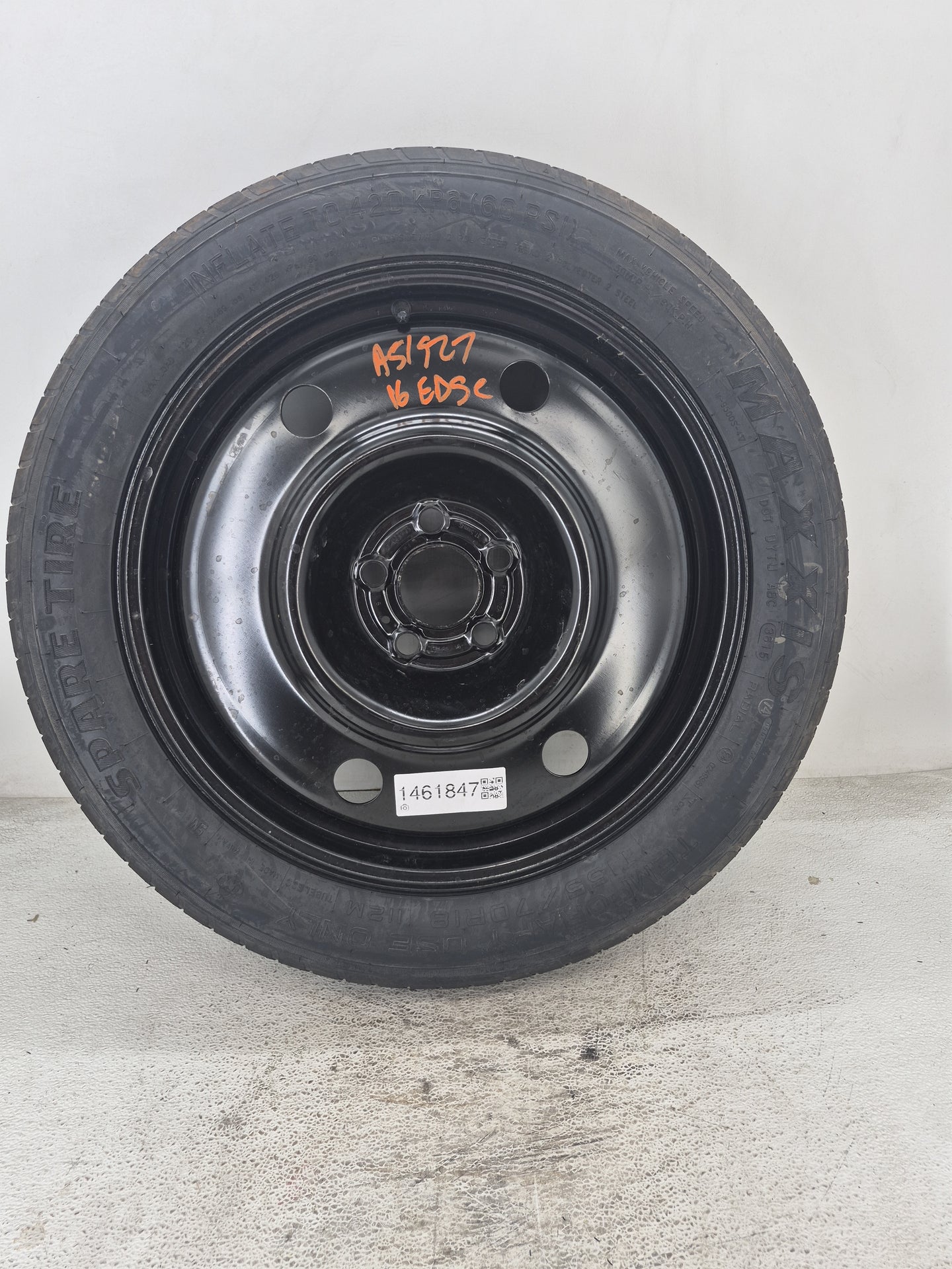 2015-2018 Ford Edge Spare Donut Tire Wheel Rim Oem - Oemusedautoparts1.com