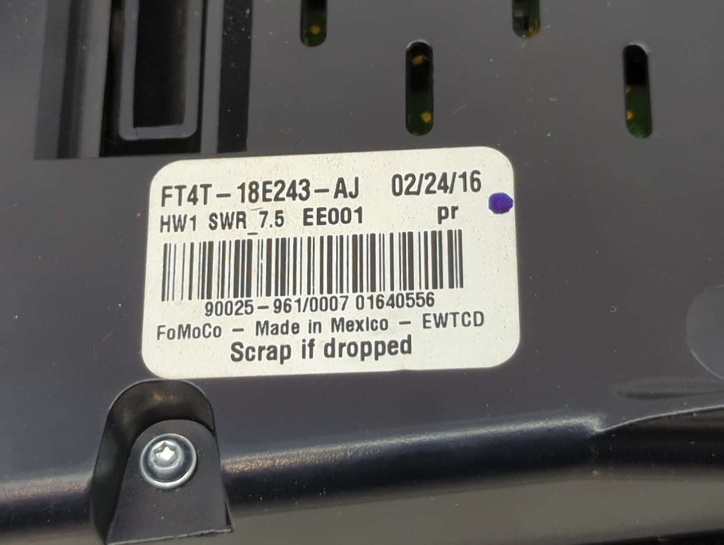 2015-2018 Ford Edge Radio Control Panel 1492770 - Oemusedautoparts1.com