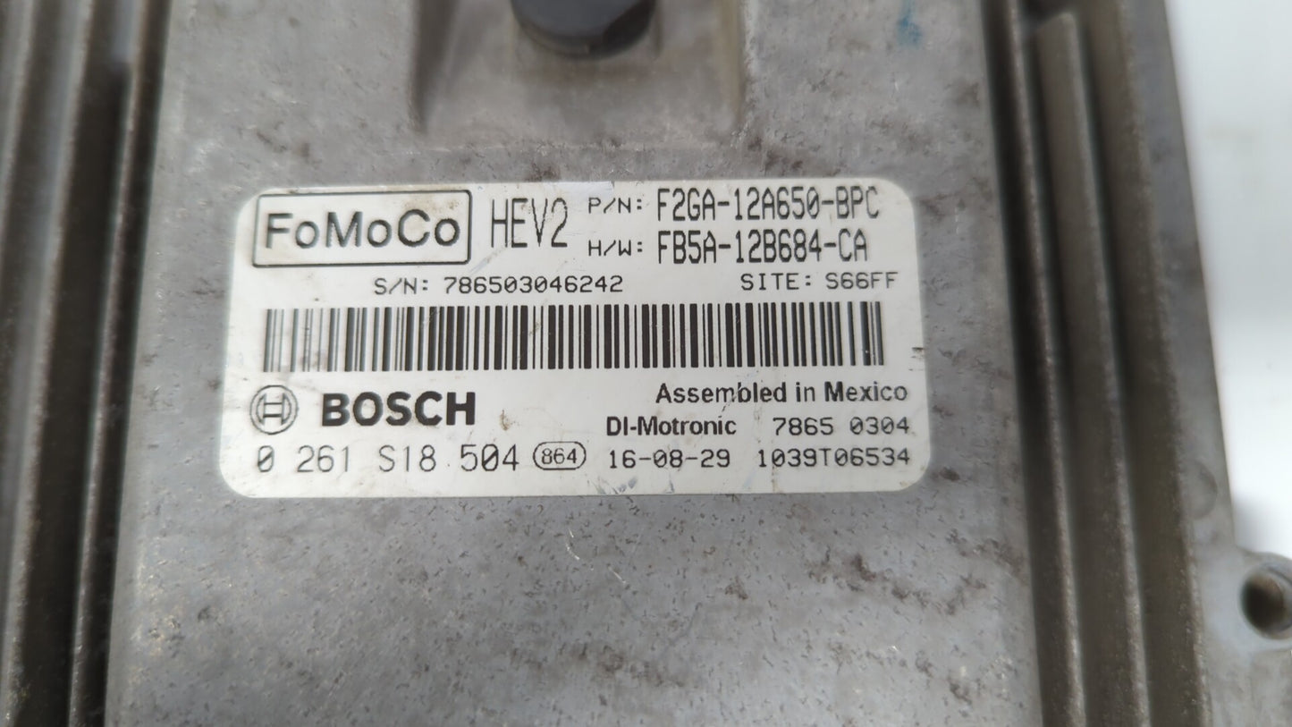 2015-2018 Ford Edge PCM Engine Control Computer ECU ECM PCU OEM P/N:F2GA-12A650-BPC F2GA-12A650-AEF Fits OEM Used Auto Parts