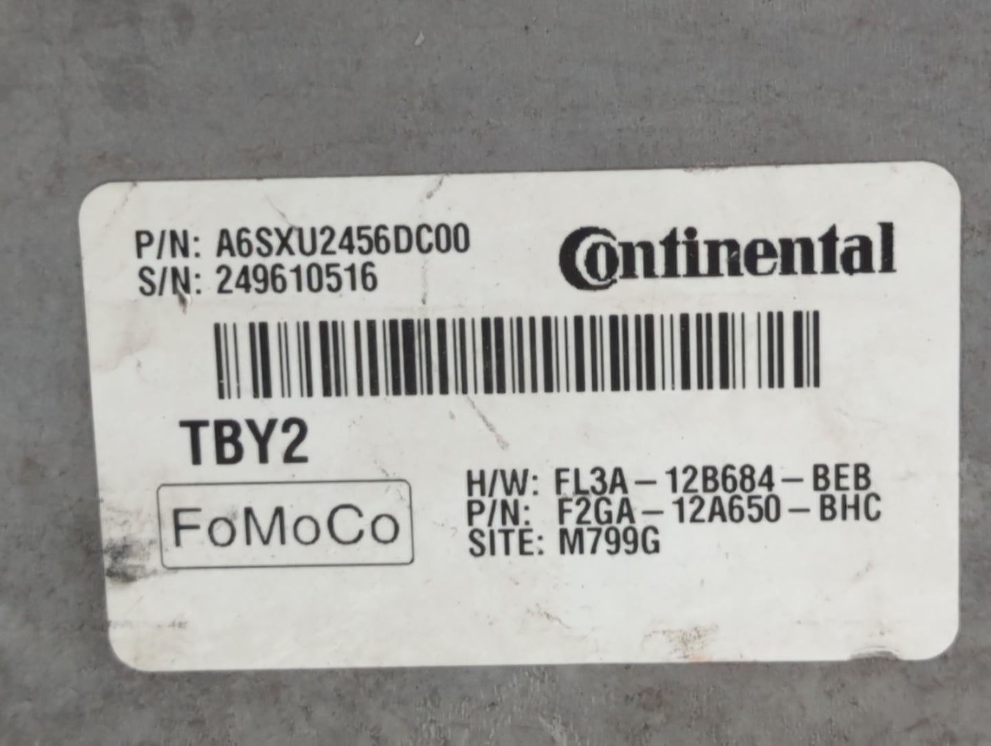 2015-2018 Ford Edge PCM Engine Control Computer ECU ECM PCU OEM P/N:GK4A-12A650-GA G2GA-12A650-AJC Fits OEM Used Auto Parts 