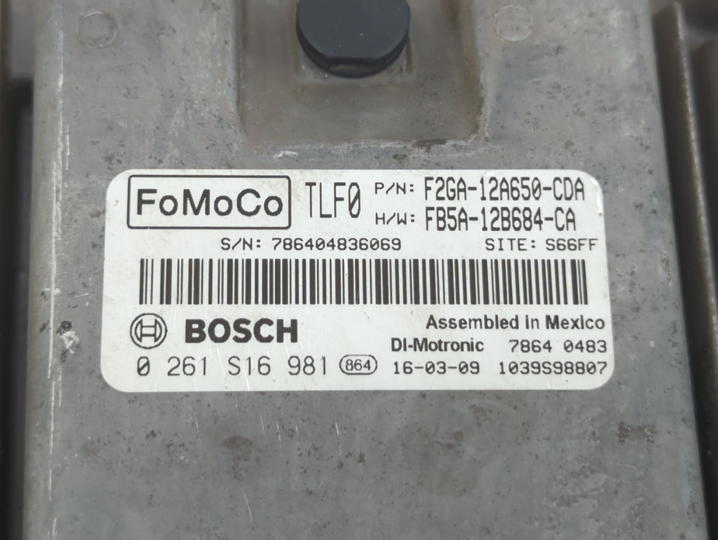 2015-2018 Ford Edge PCM Engine Control Computer ECU ECM PCU OEM P/N:F2GA-12A650-BRB F2GA-12A650-BPC Fits OEM Used Auto Parts