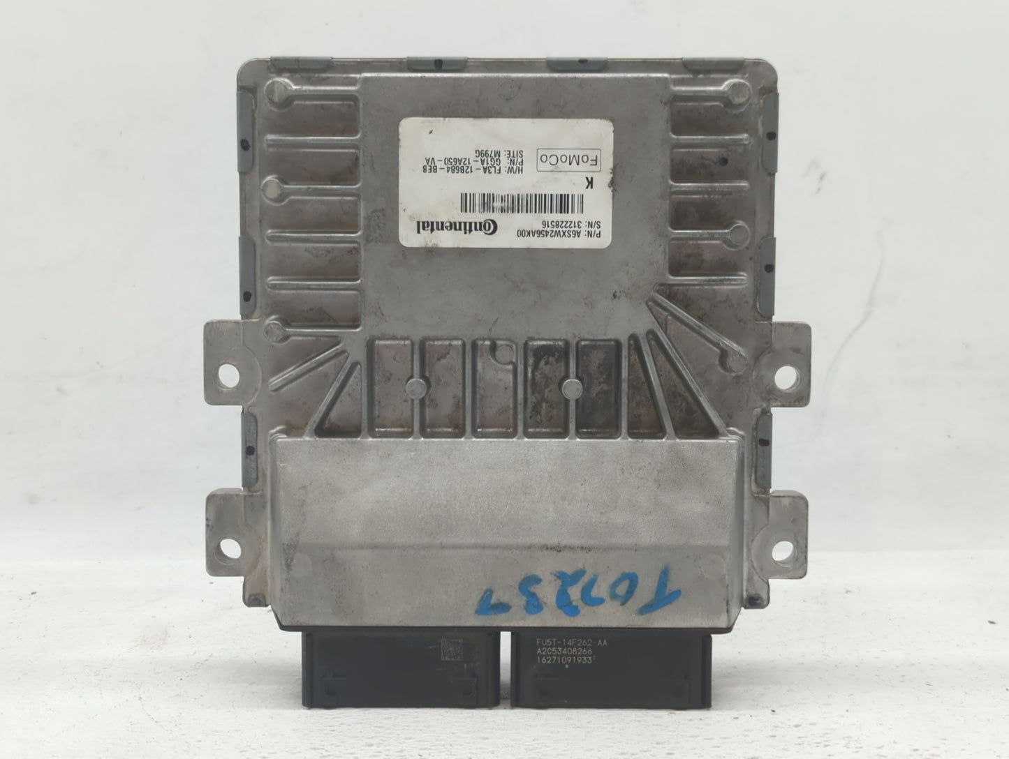 2015-2018 Ford Edge PCM Engine Control Computer ECU ECM PCU OEM P/N:GG1A-12A650-VA F2GA-12A650-BJC Fits OEM Used Auto Parts 