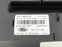 2016 Ford Edge Radio AM FM Cd Player Receiver Replacement P/N:GT4T-18E245-EB Fits OEM Used Auto Parts - Oemusedautoparts1.co