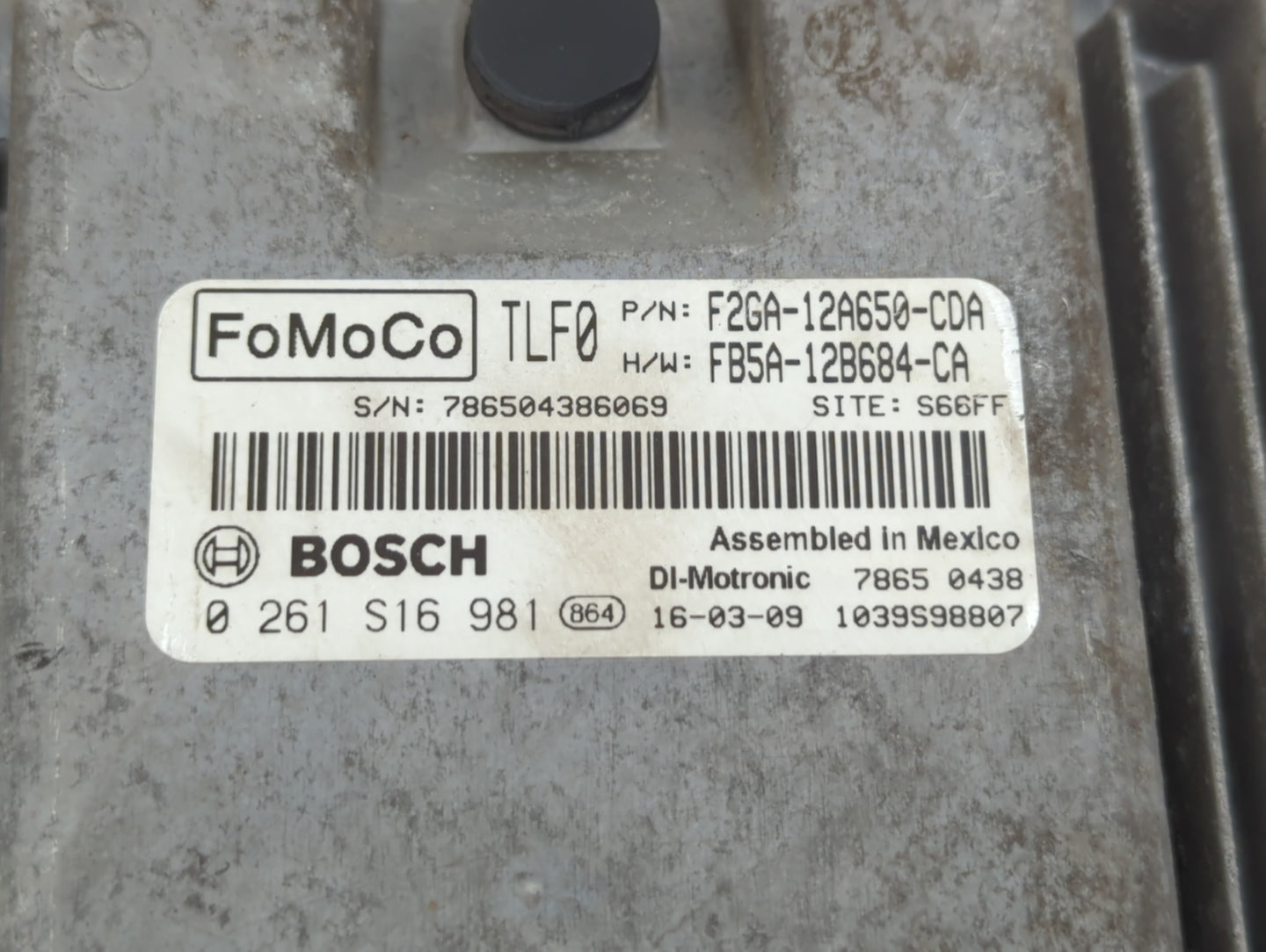 2015-2018 Ford Edge PCM Engine Control Computer ECU ECM PCU OEM P/N:FB5A-12B684-CA F2GA-12A650-CDA Fits OEM Used Auto Parts 