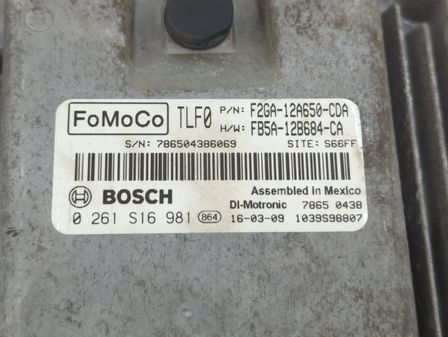 2015-2018 Ford Edge PCM Engine Control Computer ECU ECM PCU OEM P/N:FB5A-12B684-CA F2GA-12A650-CDA Fits OEM Used Auto Parts 